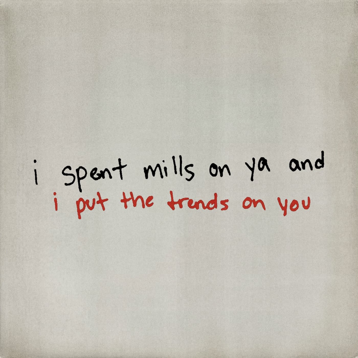 PARTYNEXTDOOR 4, Lyric Slides