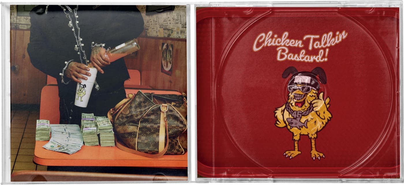 Chicken Talking Bastard, CD Packaging