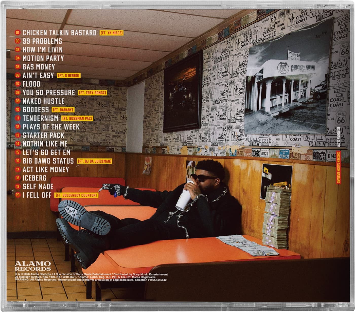 Chicken Talking Bastard, CD Packaging