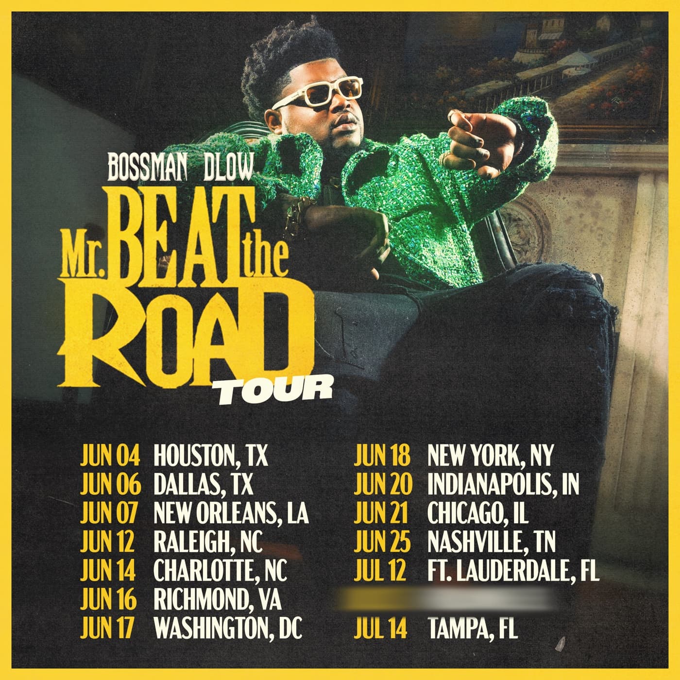 Mr Beat The Road, Tour Ad Mats