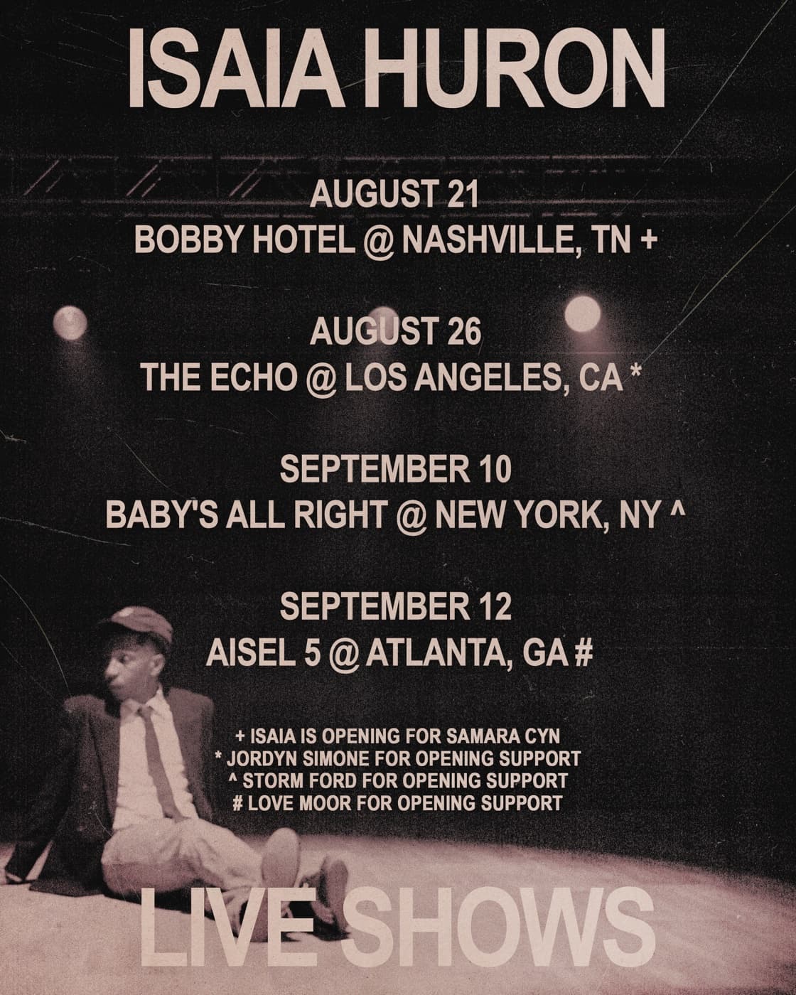 Flyers & Tour Ad Mats by Isaia Huron, CONCUBANIA