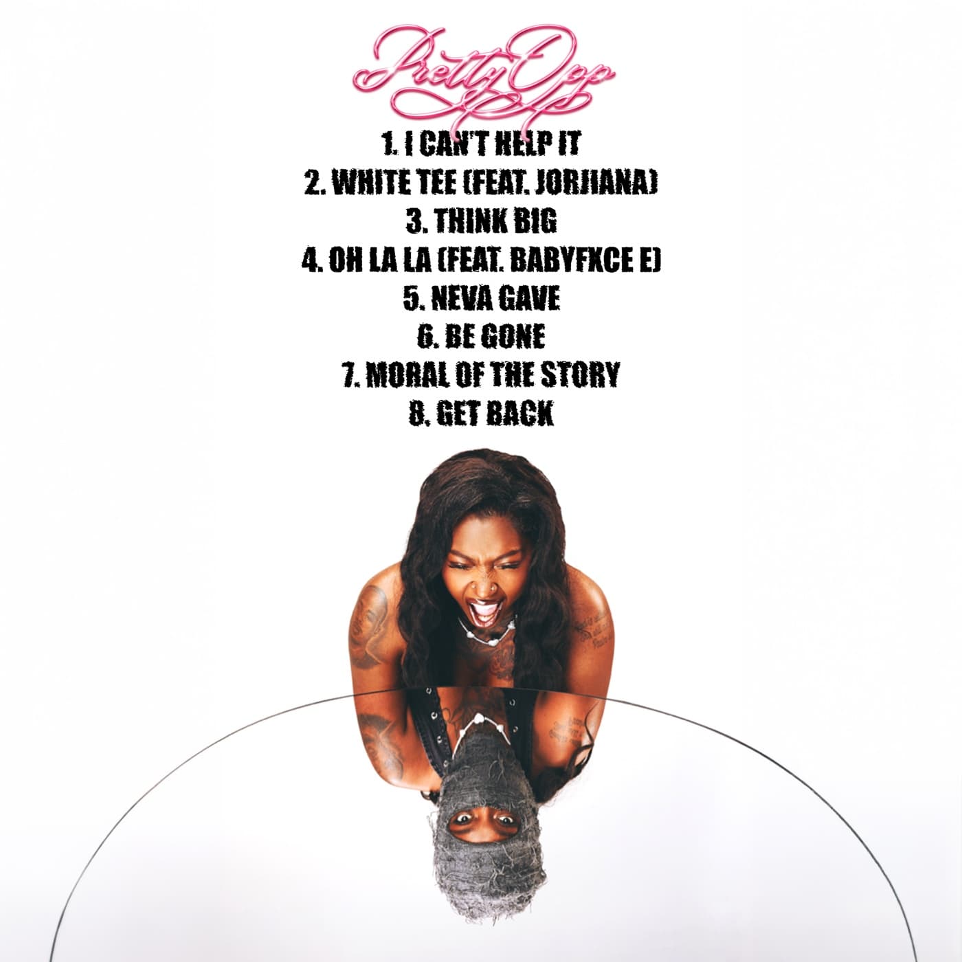 Pretty Opp, Tracklist Artwork