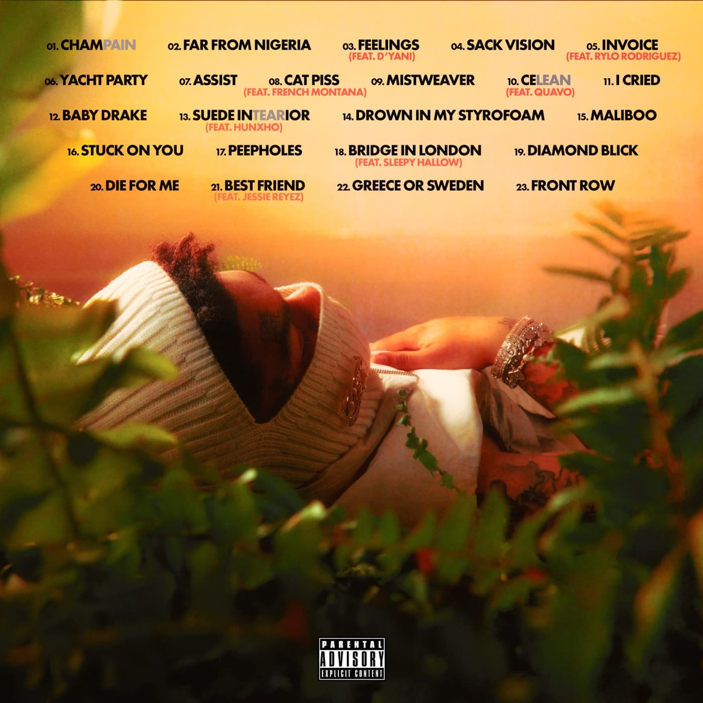 Before I Disappear Again, Tracklist Artwork