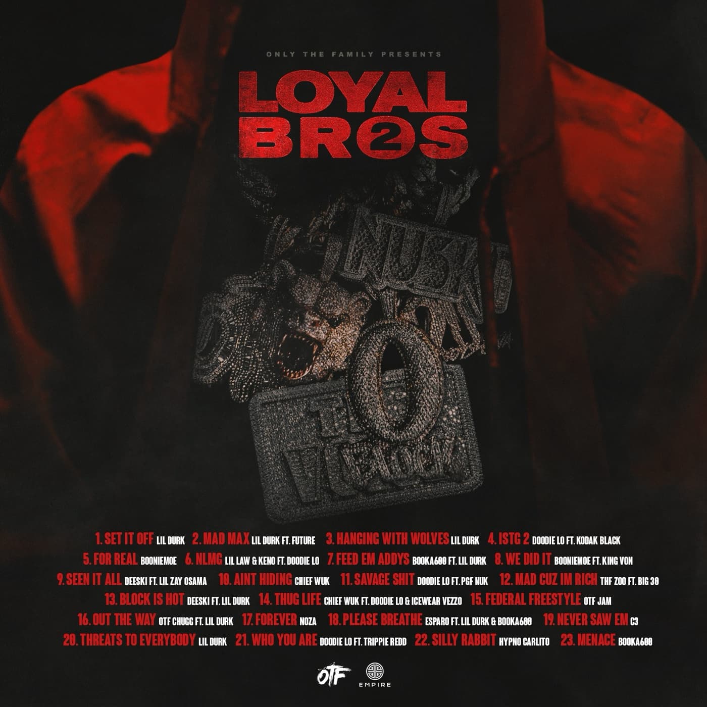Loyal Bros 2, Tracklist Artwork