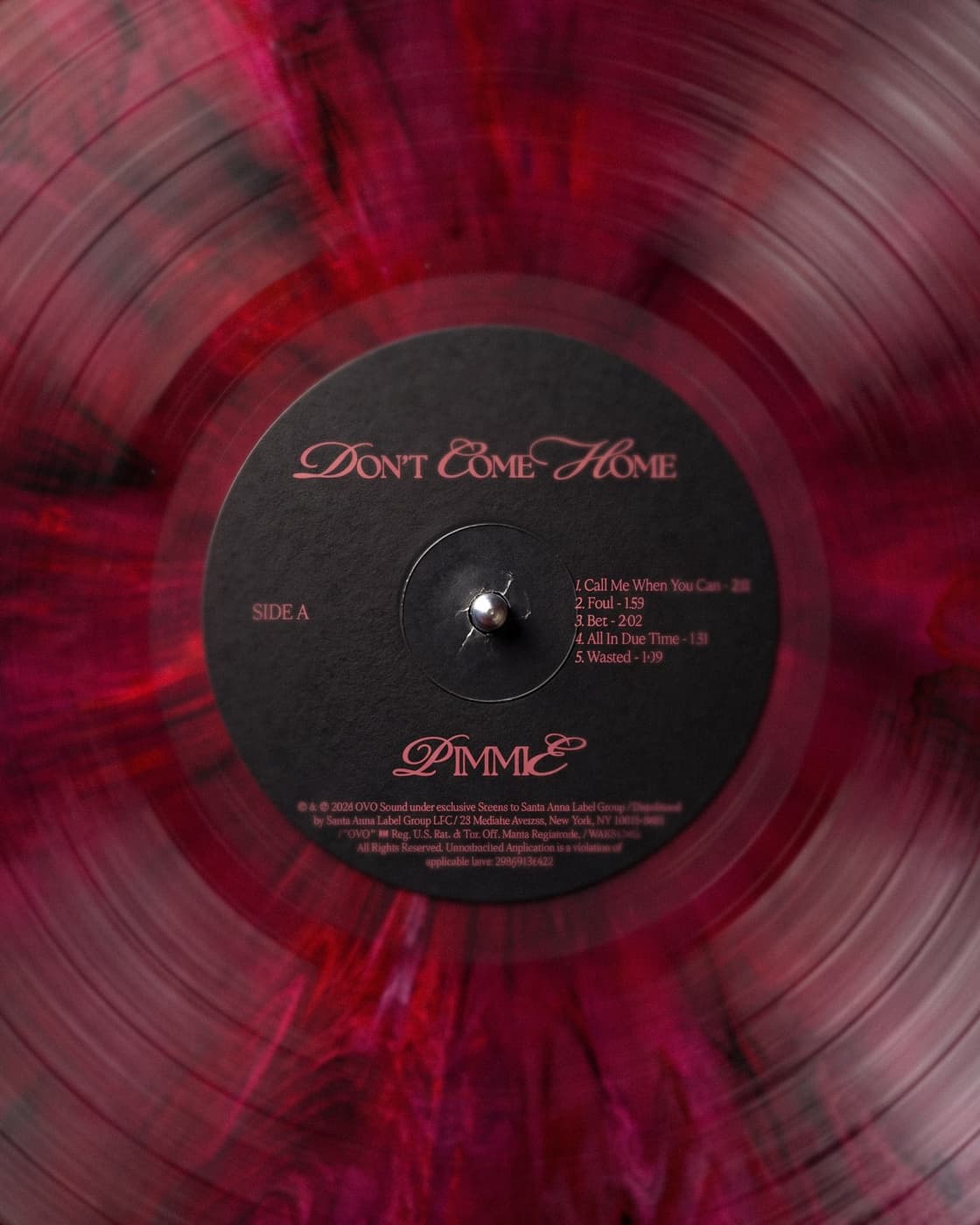 Don't Come Home, Vinyl Packaging · 4:5